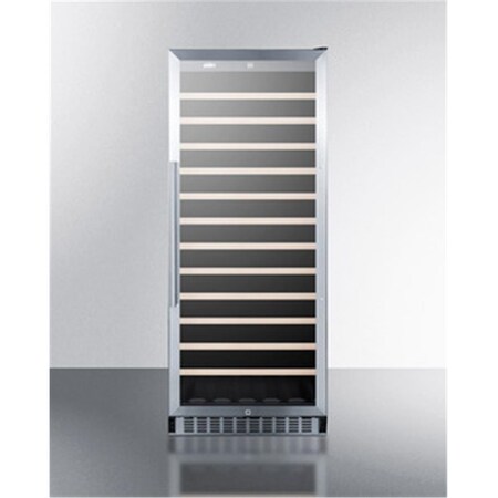 Sharptools Single Zone Wine Cellar with Glass Door, 102 Bottle - Black SH3739472